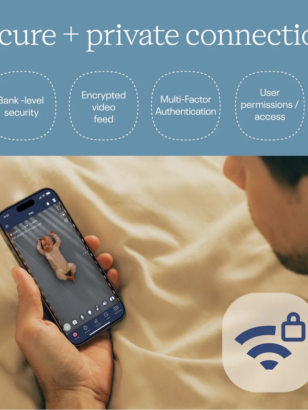 Nanit Pro Smart Baby Monitor System — White - Picture 3 of 4